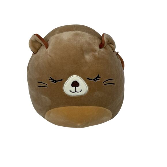 Squishmallows MAISHA The Beaver 9” Stuffed Animal Soft Plush Toy Big Brown Tail - Picture 3 of 10